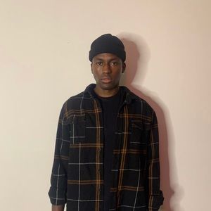 Black Vintage Style Plaid  90s Flannel